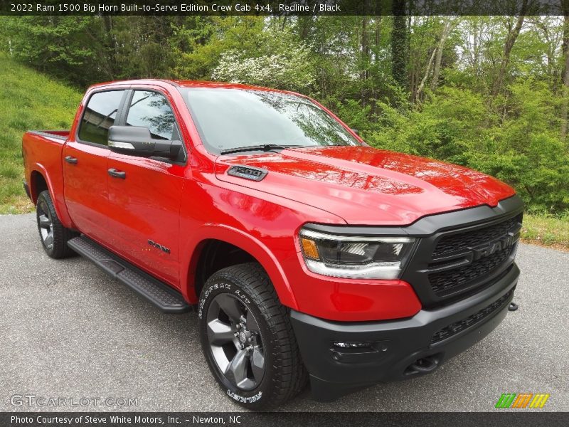 Front 3/4 View of 2022 1500 Big Horn Built-to-Serve Edition Crew Cab 4x4