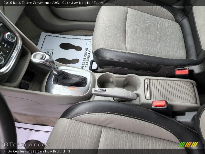Quicksilver Metallic / Ebony 2016 Buick Encore Convenience AWD