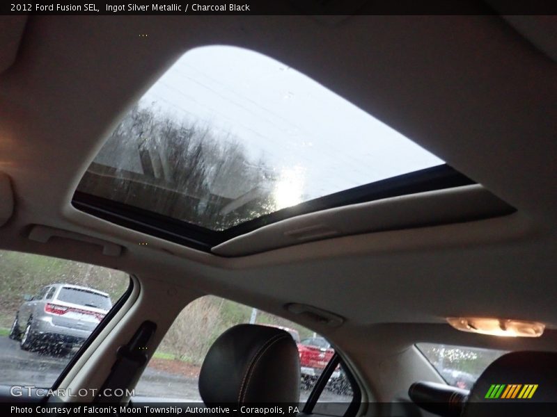 Ingot Silver Metallic / Charcoal Black 2012 Ford Fusion SEL