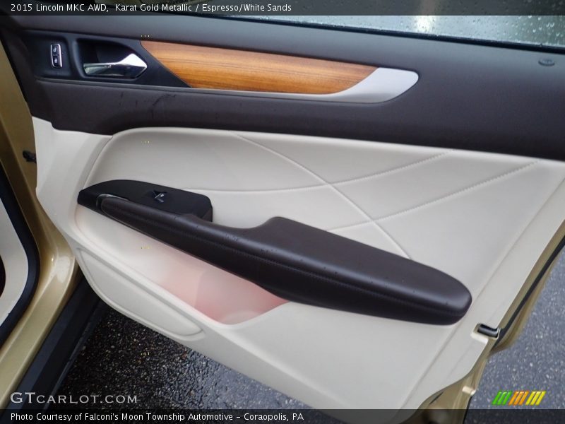 Karat Gold Metallic / Espresso/White Sands 2015 Lincoln MKC AWD