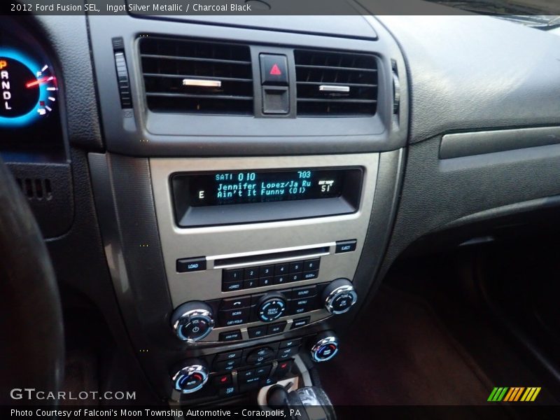 Ingot Silver Metallic / Charcoal Black 2012 Ford Fusion SEL