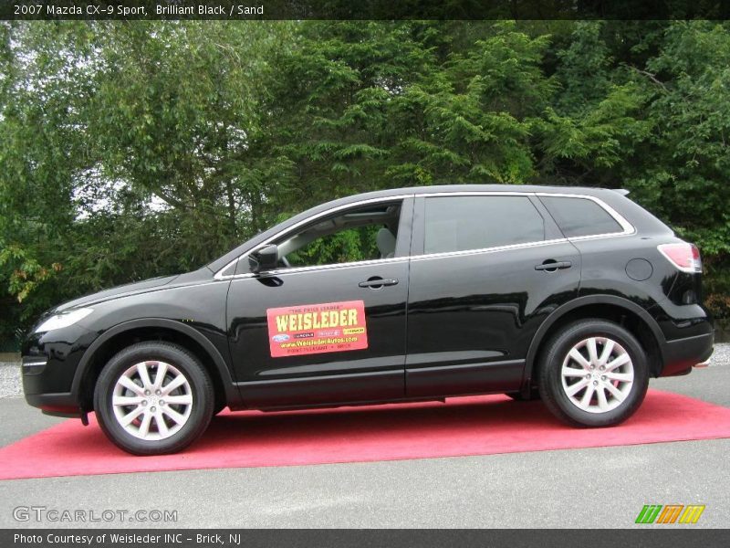 Brilliant Black / Sand 2007 Mazda CX-9 Sport