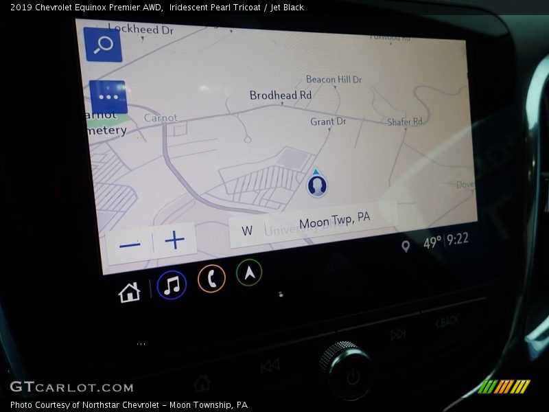 Iridescent Pearl Tricoat / Jet Black 2019 Chevrolet Equinox Premier AWD