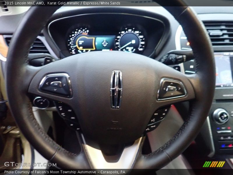 Karat Gold Metallic / Espresso/White Sands 2015 Lincoln MKC AWD