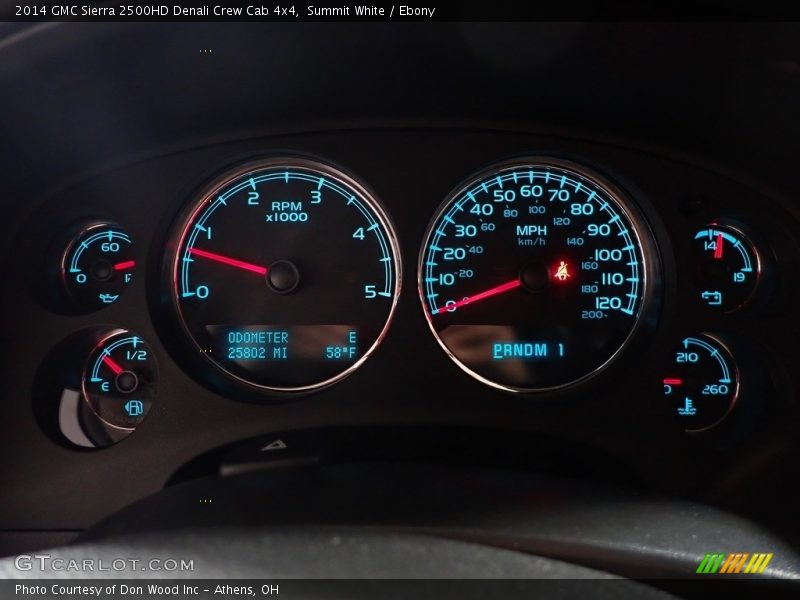 Summit White / Ebony 2014 GMC Sierra 2500HD Denali Crew Cab 4x4