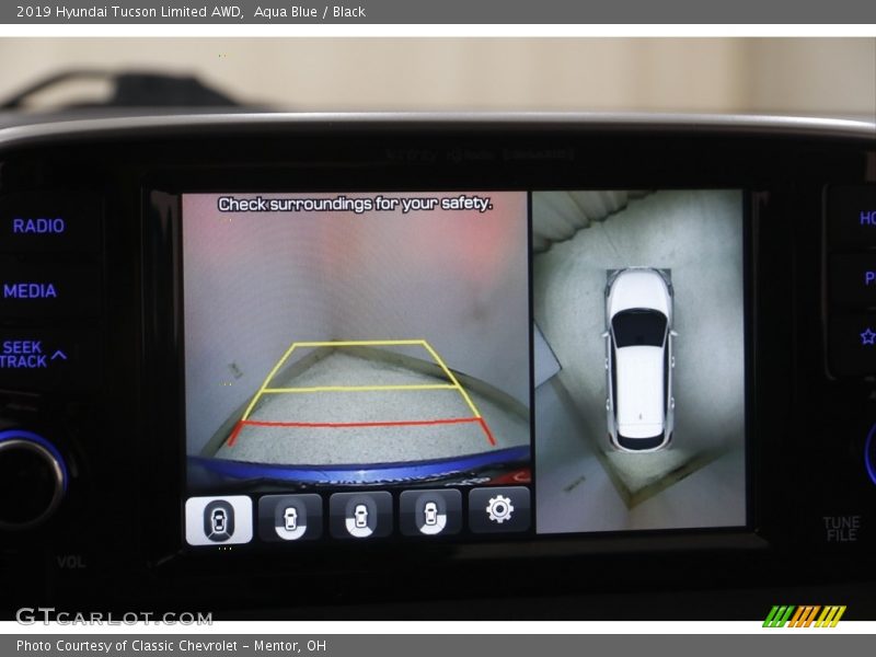 Aqua Blue / Black 2019 Hyundai Tucson Limited AWD