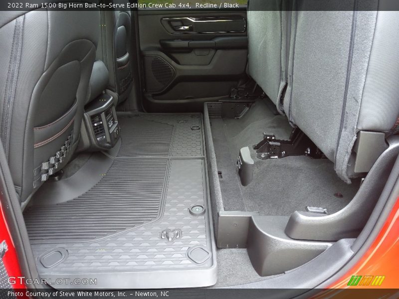 Rear Seat of 2022 1500 Big Horn Built-to-Serve Edition Crew Cab 4x4