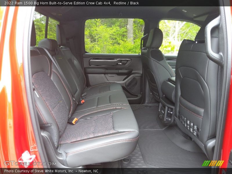Rear Seat of 2022 1500 Big Horn Built-to-Serve Edition Crew Cab 4x4