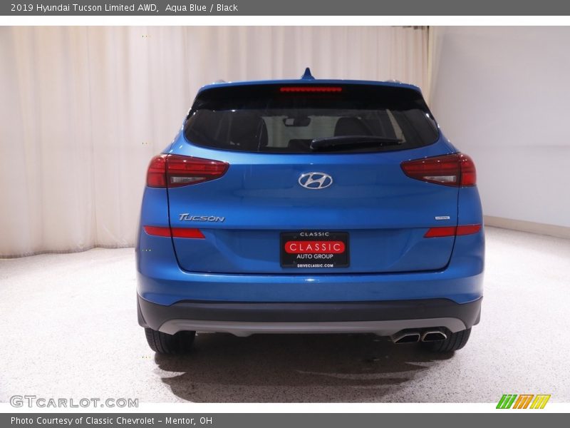 Aqua Blue / Black 2019 Hyundai Tucson Limited AWD
