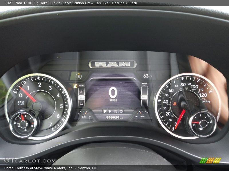  2022 1500 Big Horn Built-to-Serve Edition Crew Cab 4x4 Big Horn Built-to-Serve Edition Crew Cab 4x4 Gauges