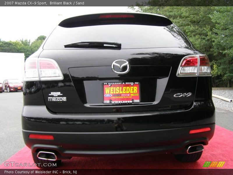 Brilliant Black / Sand 2007 Mazda CX-9 Sport