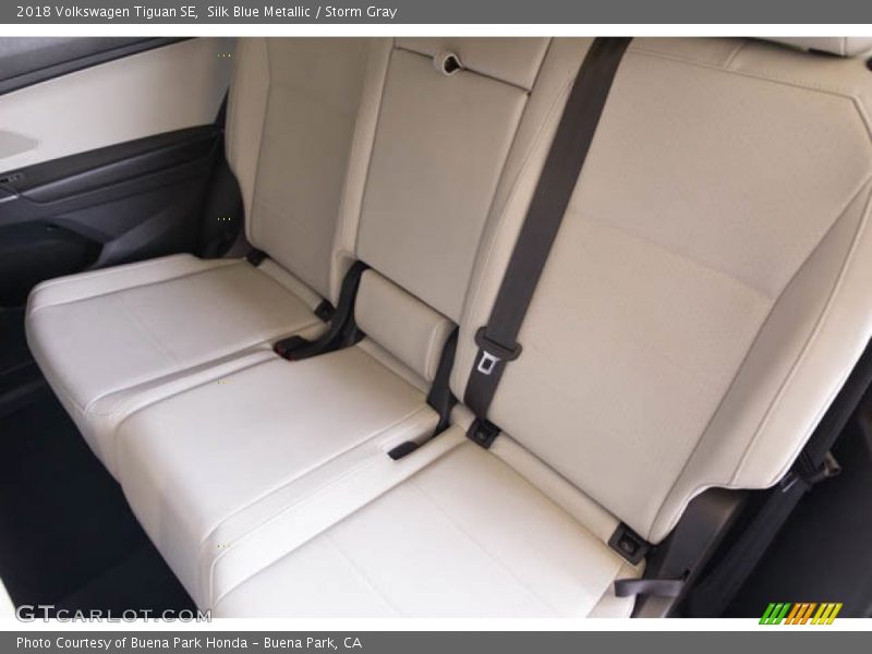 Silk Blue Metallic / Storm Gray 2018 Volkswagen Tiguan SE