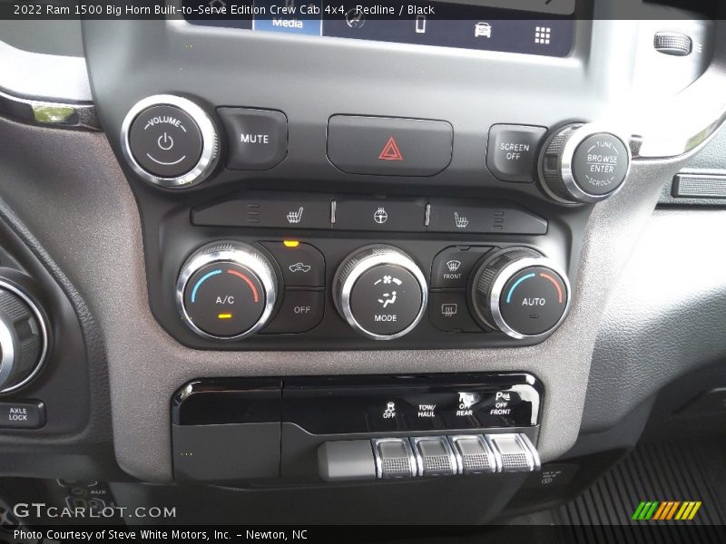 Controls of 2022 1500 Big Horn Built-to-Serve Edition Crew Cab 4x4