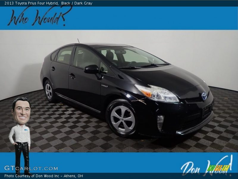 Black / Dark Gray 2013 Toyota Prius Four Hybrid