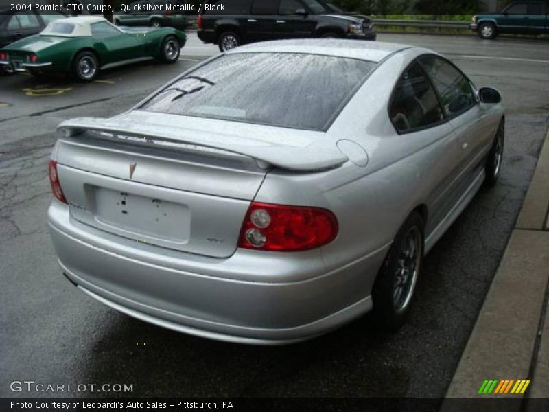 Quicksilver Metallic / Black 2004 Pontiac GTO Coupe