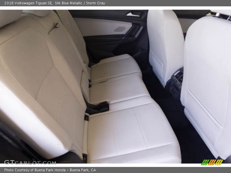 Silk Blue Metallic / Storm Gray 2018 Volkswagen Tiguan SE