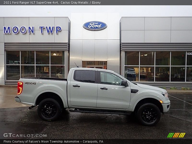 Cactus Gray Metallic / Ebony 2021 Ford Ranger XLT SuperCrew 4x4
