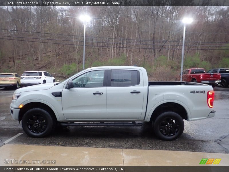 Cactus Gray Metallic / Ebony 2021 Ford Ranger XLT SuperCrew 4x4
