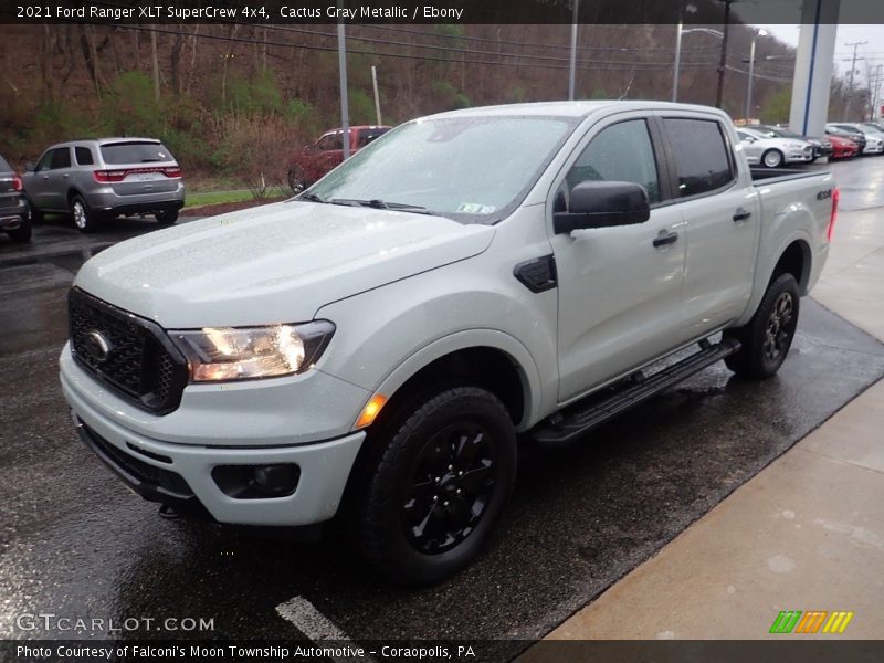 Cactus Gray Metallic / Ebony 2021 Ford Ranger XLT SuperCrew 4x4