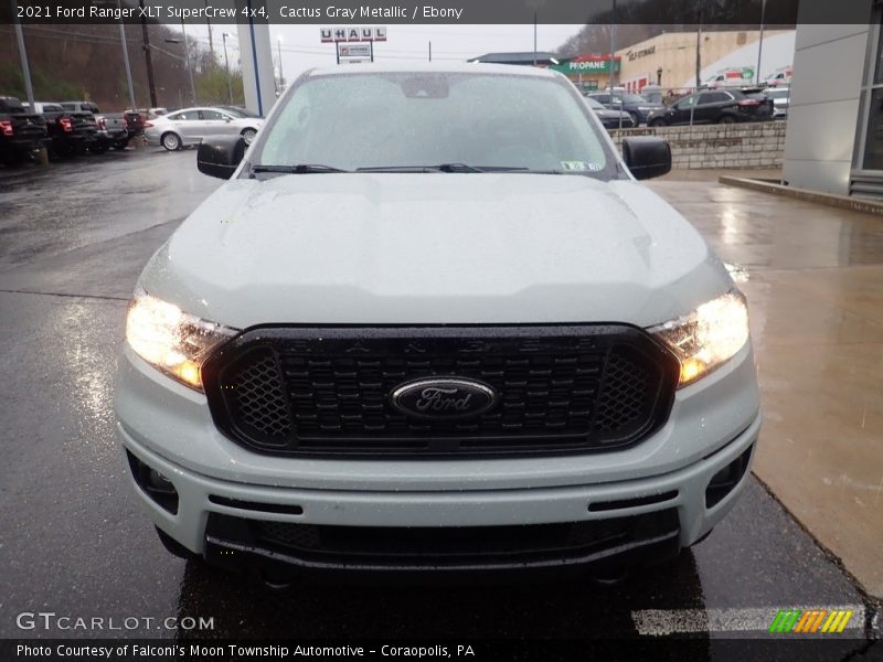 Cactus Gray Metallic / Ebony 2021 Ford Ranger XLT SuperCrew 4x4