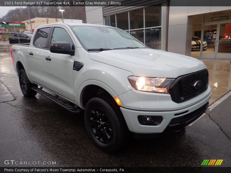 Cactus Gray Metallic / Ebony 2021 Ford Ranger XLT SuperCrew 4x4