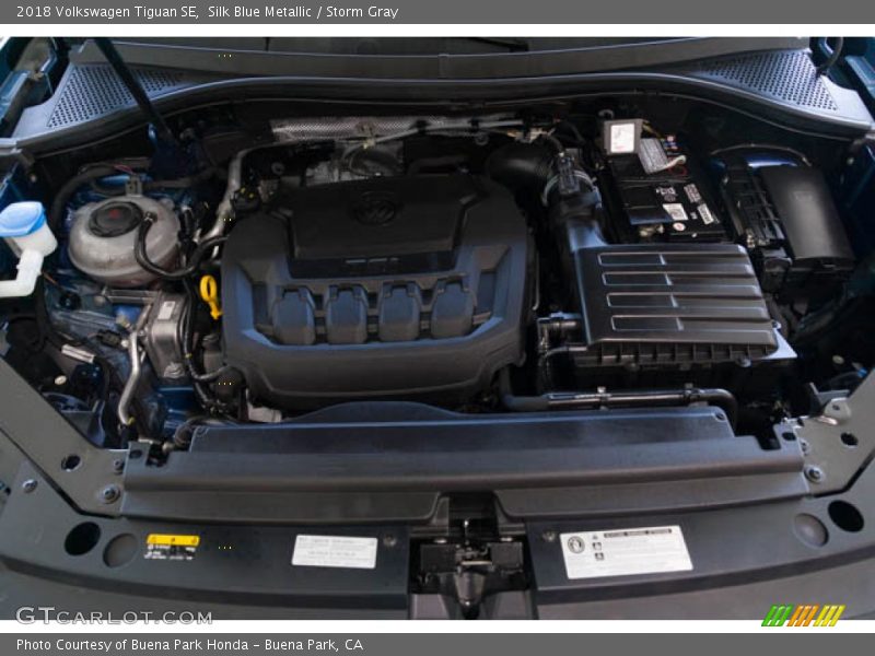  2018 Tiguan SE Engine - 2.0 Liter TSI Turbocharged DOHC 16-Valve VVT 4 Cylinder