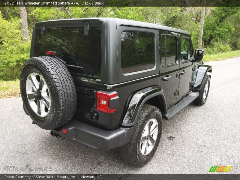 Black / Black 2022 Jeep Wrangler Unlimited Sahara 4x4
