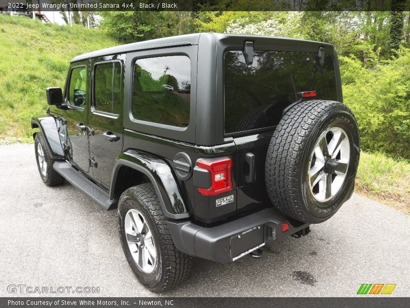 Black / Black 2022 Jeep Wrangler Unlimited Sahara 4x4