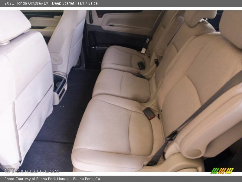 Deep Scarlet Pearl / Beige 2021 Honda Odyssey EX