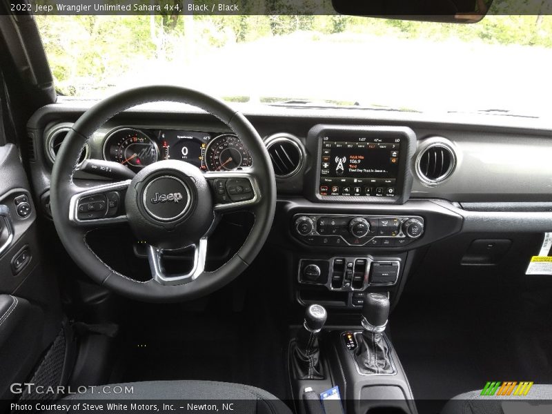 Dashboard of 2022 Wrangler Unlimited Sahara 4x4