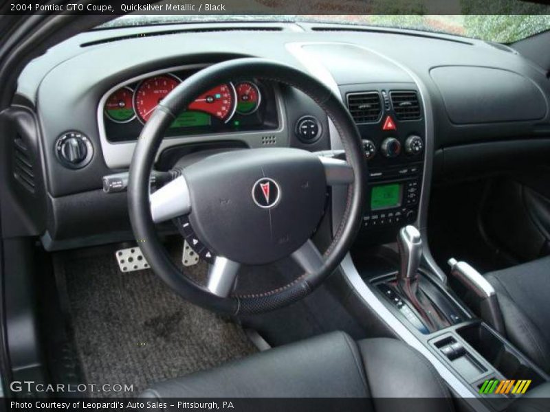 Quicksilver Metallic / Black 2004 Pontiac GTO Coupe