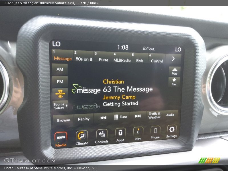Audio System of 2022 Wrangler Unlimited Sahara 4x4