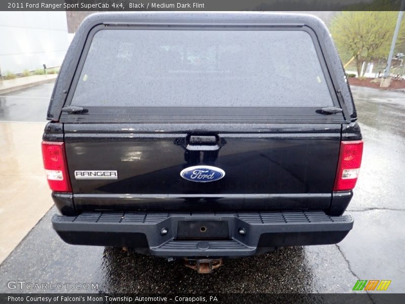 Black / Medium Dark Flint 2011 Ford Ranger Sport SuperCab 4x4