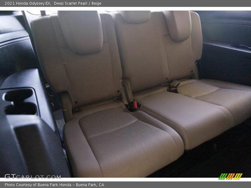 Deep Scarlet Pearl / Beige 2021 Honda Odyssey EX