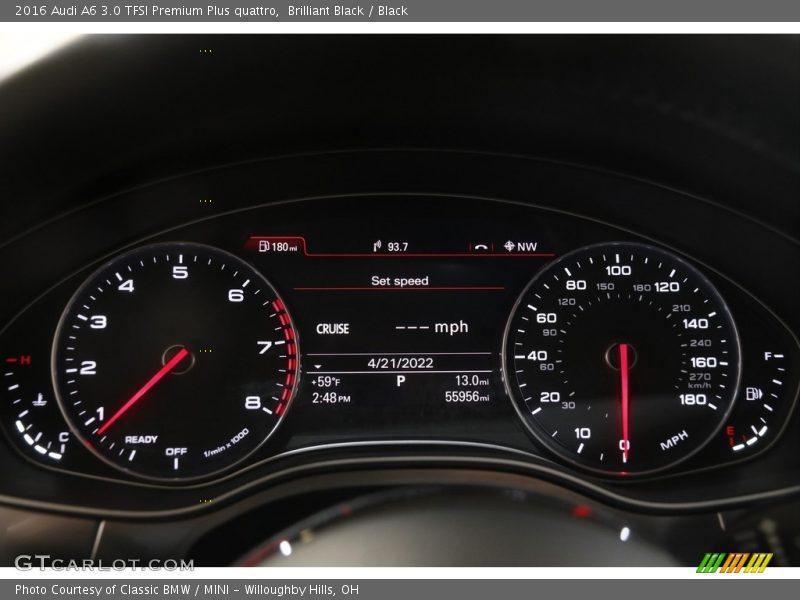 Brilliant Black / Black 2016 Audi A6 3.0 TFSI Premium Plus quattro