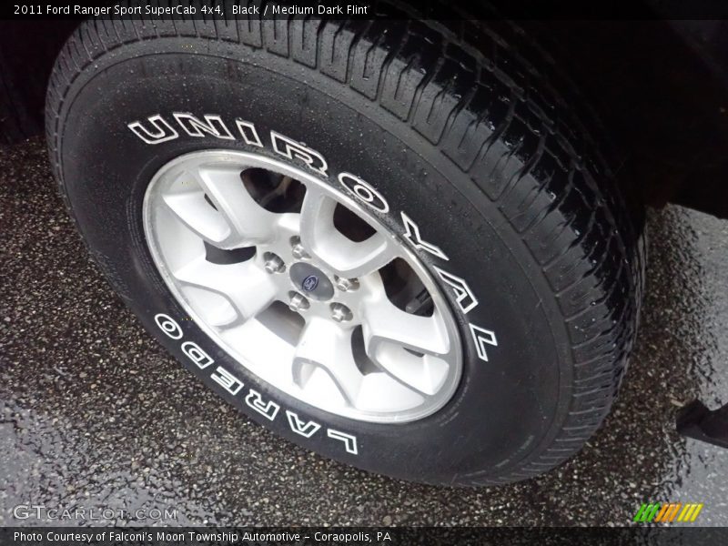 Black / Medium Dark Flint 2011 Ford Ranger Sport SuperCab 4x4