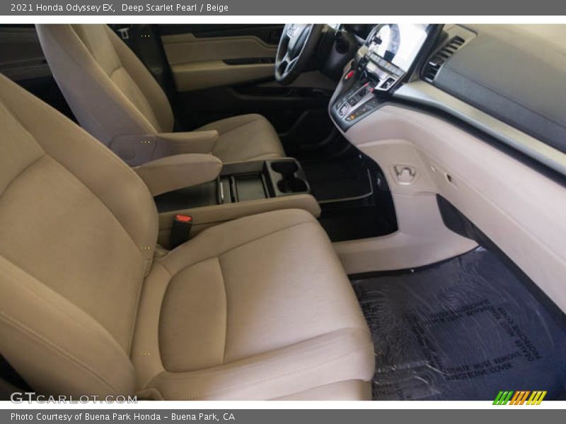 Deep Scarlet Pearl / Beige 2021 Honda Odyssey EX