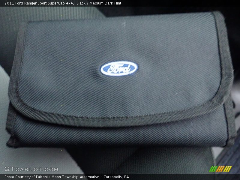 Black / Medium Dark Flint 2011 Ford Ranger Sport SuperCab 4x4