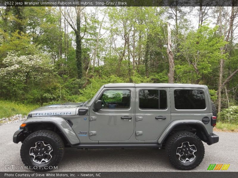  2022 Wrangler Unlimited Rubicon 4XE Hybrid Sting-Gray