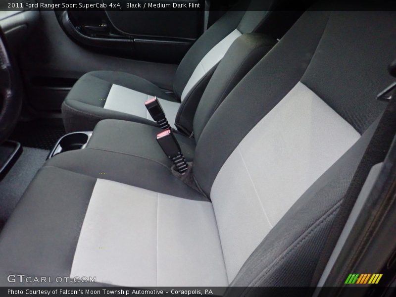 Black / Medium Dark Flint 2011 Ford Ranger Sport SuperCab 4x4