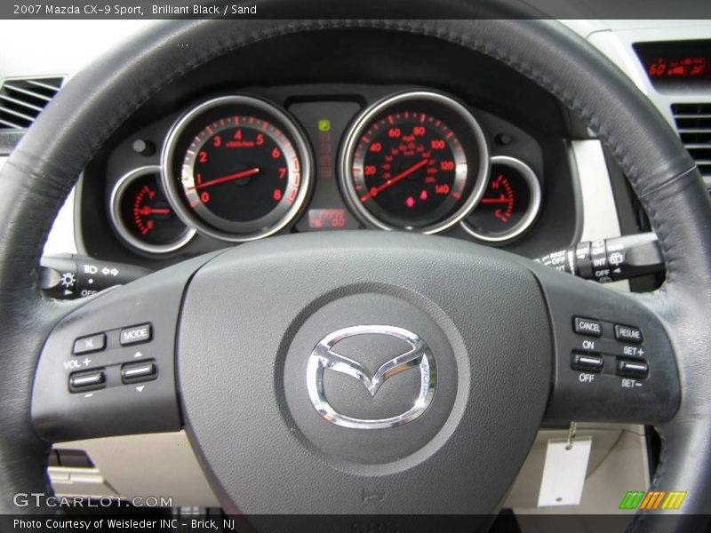 Brilliant Black / Sand 2007 Mazda CX-9 Sport