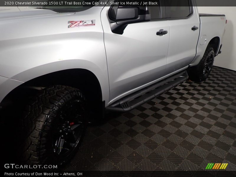 Silver Ice Metallic / Jet Black 2020 Chevrolet Silverado 1500 LT Trail Boss Crew Cab 4x4