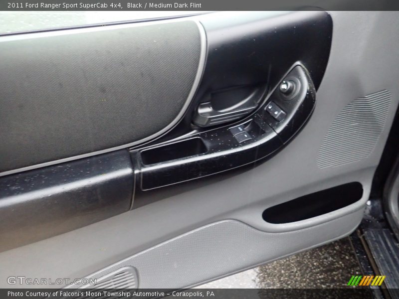 Black / Medium Dark Flint 2011 Ford Ranger Sport SuperCab 4x4