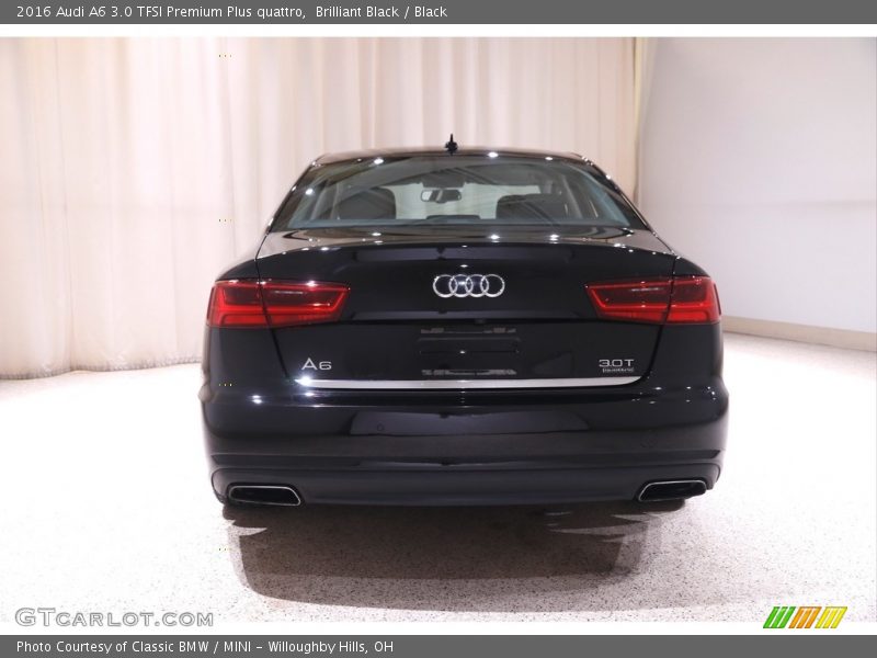 Brilliant Black / Black 2016 Audi A6 3.0 TFSI Premium Plus quattro