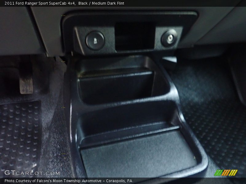 Black / Medium Dark Flint 2011 Ford Ranger Sport SuperCab 4x4