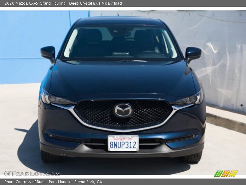 Deep Crystal Blue Mica / Black 2020 Mazda CX-5 Grand Touring