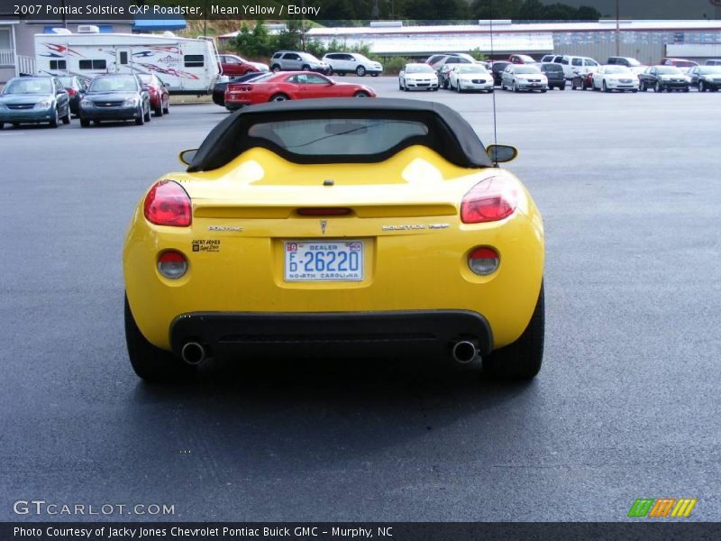 Mean Yellow / Ebony 2007 Pontiac Solstice GXP Roadster