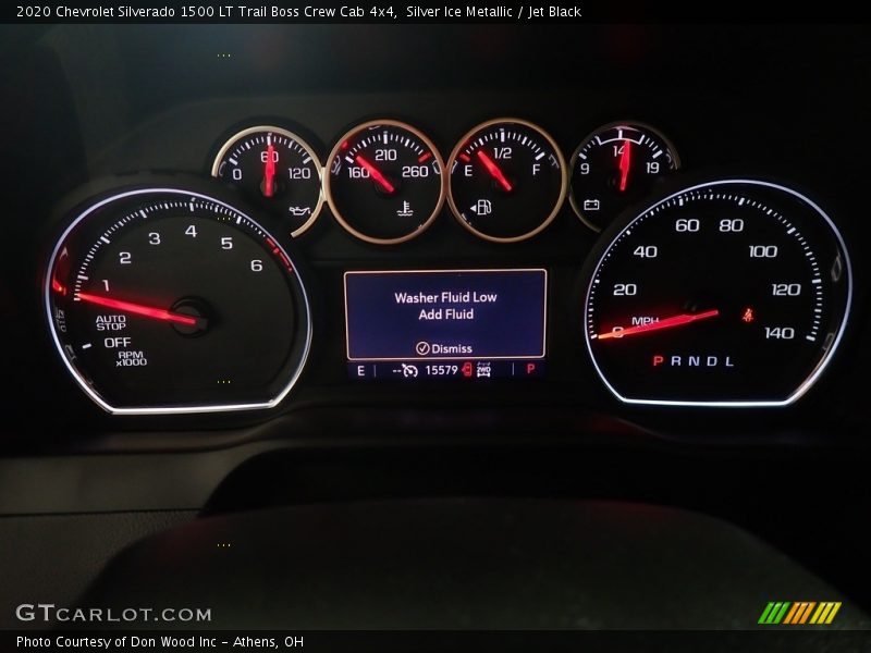Silver Ice Metallic / Jet Black 2020 Chevrolet Silverado 1500 LT Trail Boss Crew Cab 4x4