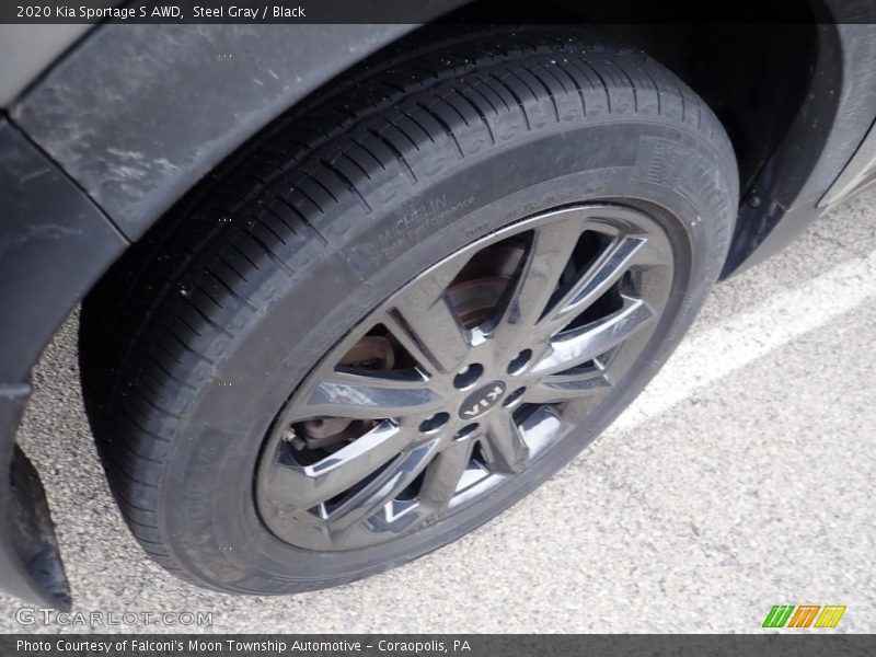 Steel Gray / Black 2020 Kia Sportage S AWD