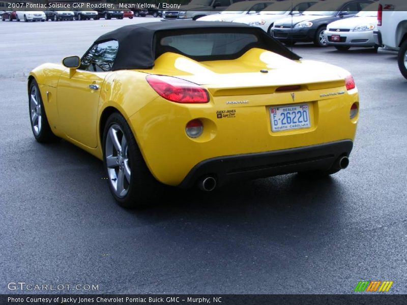 Mean Yellow / Ebony 2007 Pontiac Solstice GXP Roadster